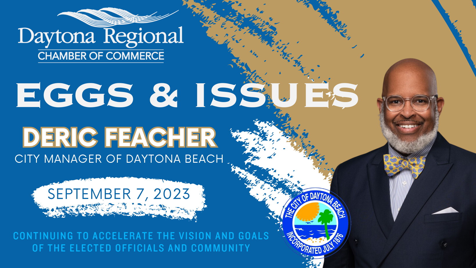 Eggs and Issues: Update with Deric Feacher, Daytona Beach City Manager